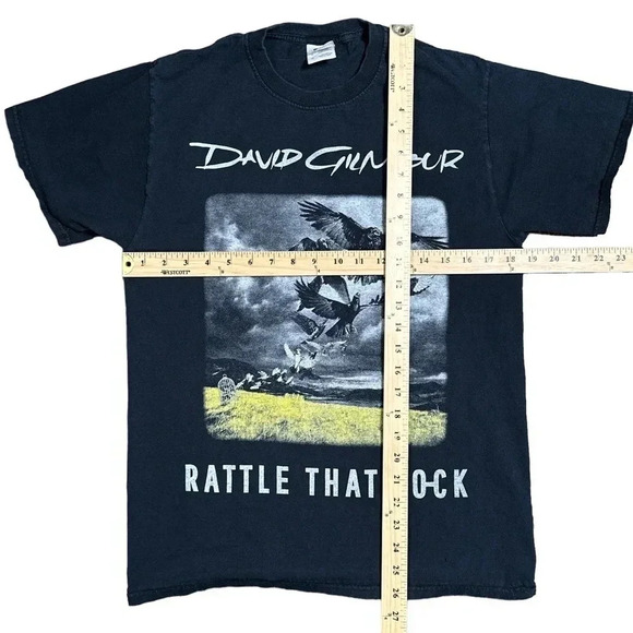 David Gilmour 2015  Rattle That Lock Tour Dates T Shirt Mens Small / Medium - Picture 6 of 6